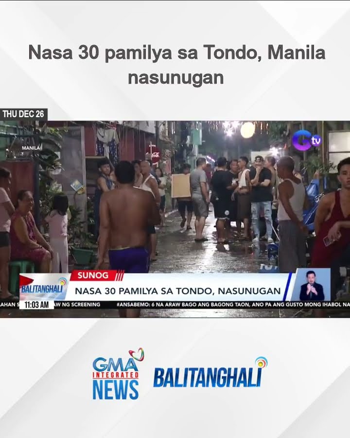 Nasa 30 pamilya sa Tondo, Manila nasunugan | Balitanghali