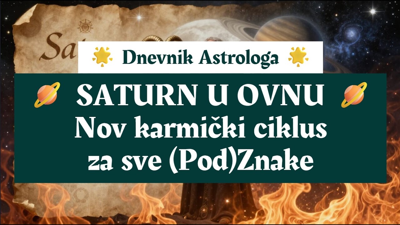 🪐 SATURN U OVNU 🪐 za sve (Pod)Znake