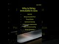 Why Java String Is IMMUTABLE? 🤯 Every Java Developer Must Know This!