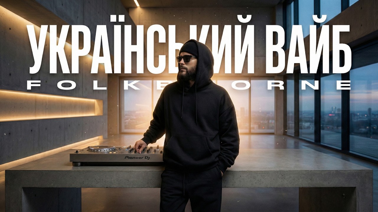 КАЧОВА МУЗИКА ДЛЯ ФОНУ 🌃 Сучасний Український ХІП-ХОП | Гіпнотичний Ритм | Folkborne Сет