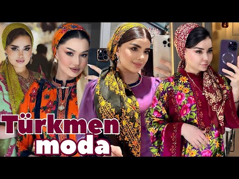 Turkmen moda koynek fasonlar 2024 / saylananja fasonlar