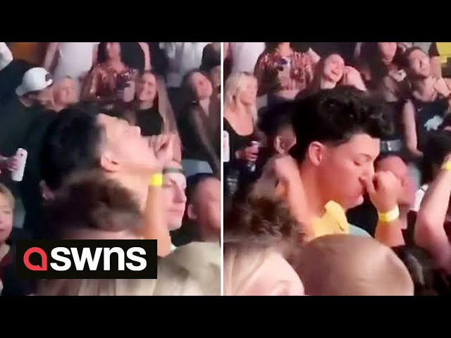 NFL superstar's brother Jackson Mahomes snorts suspicious substance | SWNS class=