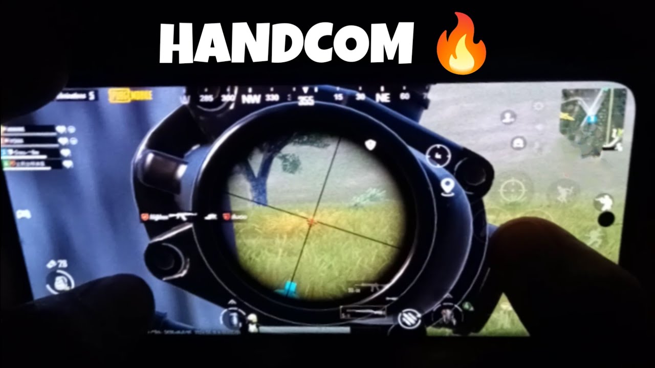 Best HANDCOM 3 Fingers + Gyroscope|Edge 40new ❤️ PUBG MOBILE