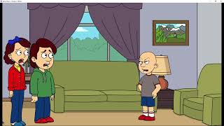 Clic Caillou Refuses To Go To School