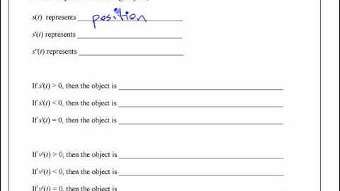 Ca12 - 3.4 (1) Velocity & Other Rates of Change