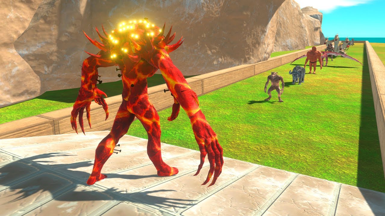 Lava Scourge vs All Units - Animal Revolt Battle Simulator
