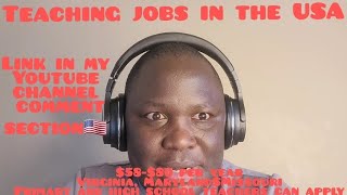 TEACHING JOBS IN THE USA FOR FOREIGN-TRAINED TEACHERS