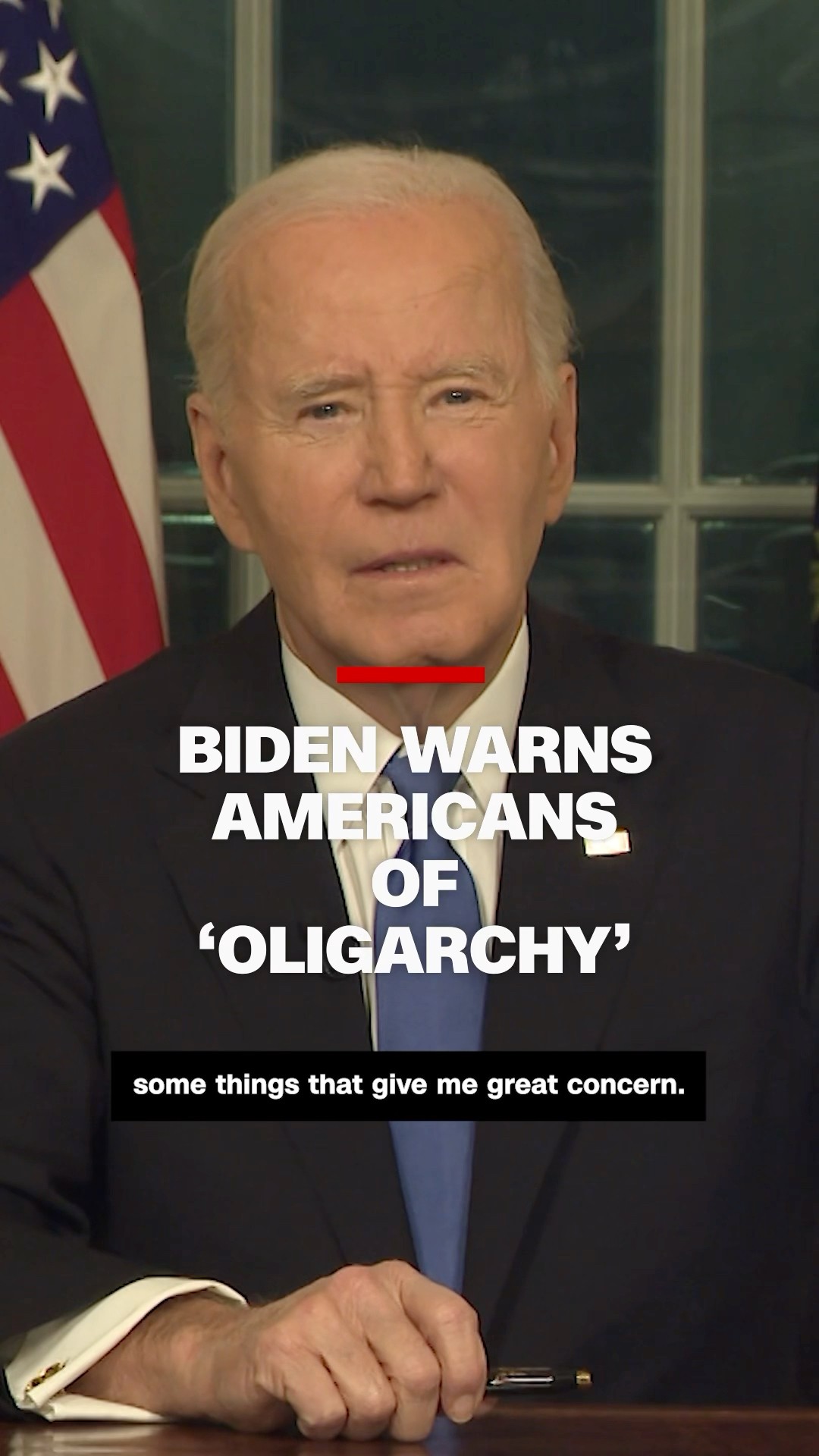 Biden warns Americans of ‘oligarchy’