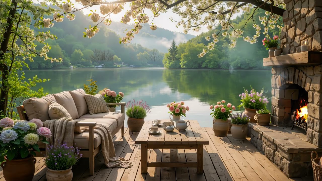 Spring Piano For Study & Work - Calm Morning With Soft Piano And Focused Ambience