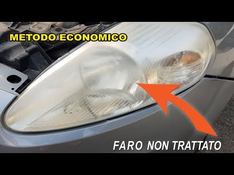 Come lucidare i fari dell'auto opacizzati - Metodo veloce ed