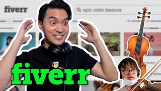 Professional Violinist Pays Strangers on Fiverr to &quot;Teach Me Violin&quot;