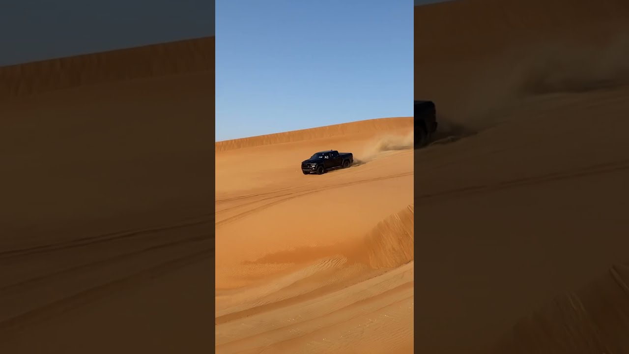2021 Dodge Ram TRX sand dune desert hill climb uae nagrah hill