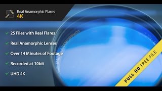 Real Anamorphic Flares 4K vol.1