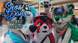 MASHED POTATO PARTY at a FURRY CONVENTION!??! Midwest Furfest 2023 Travel VLOG - 02 - Thursday