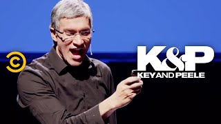 Tim Cook Loses His S**t at His First Apple Keynote  Key & Peele