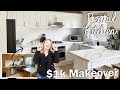 DIY Kitchen Makeover on a Budget Before and After Small Kitchen Renovation Remodel Time Lapse