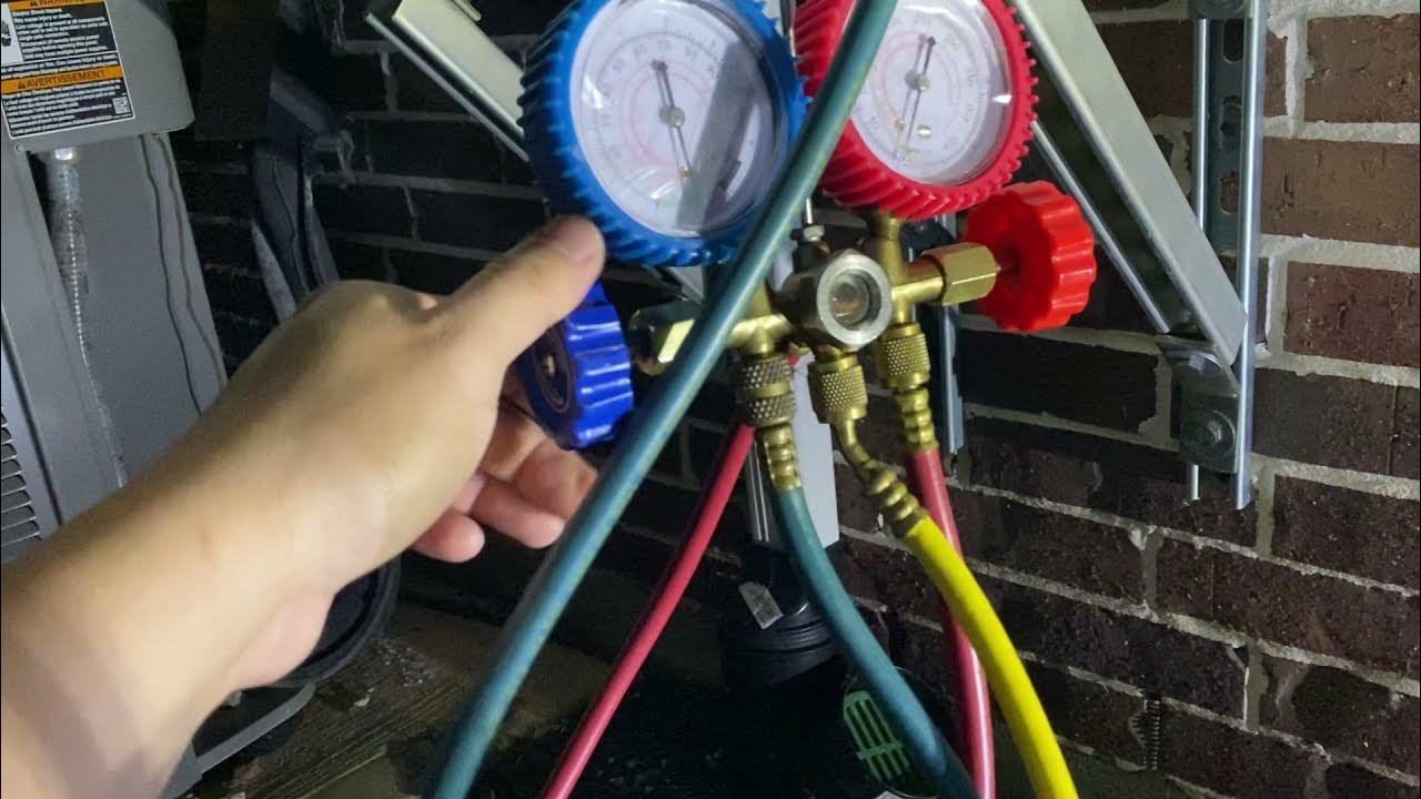 How To Pull Vacuum On Mini Split Vacuuming the Mini Split unit before releasing the Refrigerant - YouTube
