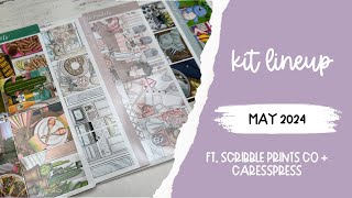 May 2024 Kit Line Up // ScribblePrintsCo + CaressPress