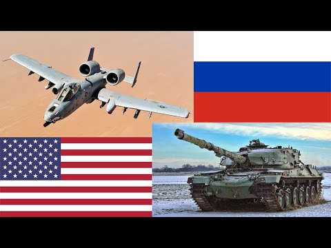 Сравнение военной мощи США и России в 2022 году