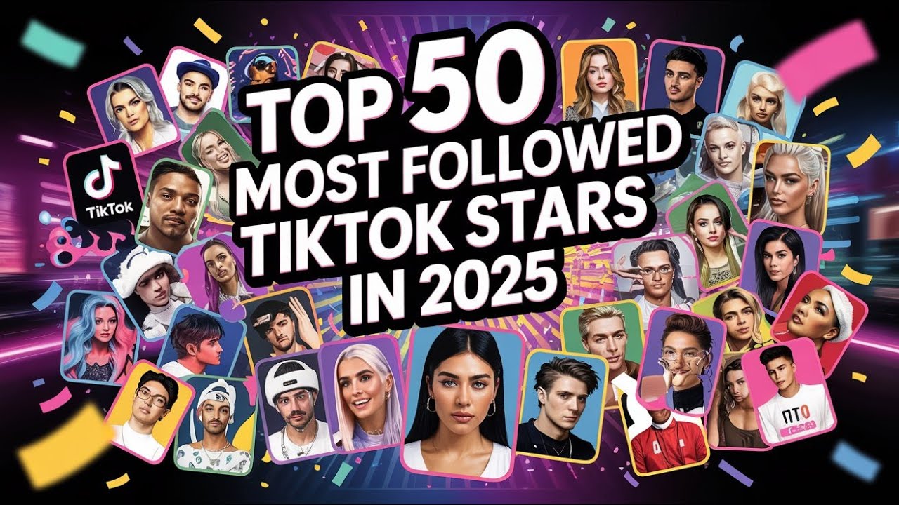 Top 50 Most Followed TikTok Stars in 2025 | April Updated List 🔥📱 - YouTube