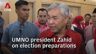 UMNO ready for Melaka and Johor state elections: Party president Zahid