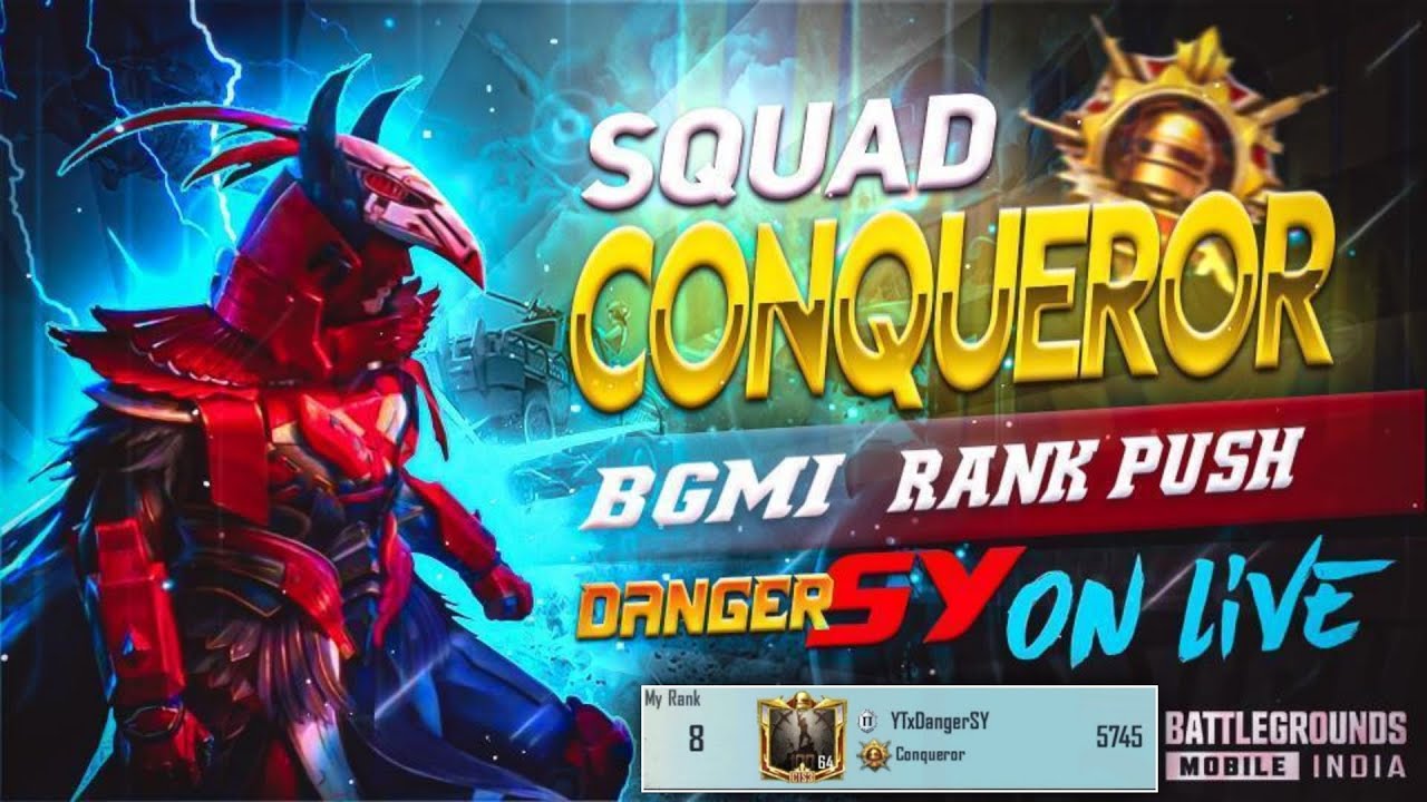 Bgmi Squad Conqueror Done 🔥 4 Day Of Duo Rank Push  | BGMI LIVE RANK PUSH | BGMI