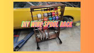 DIY Wire Spool Rack