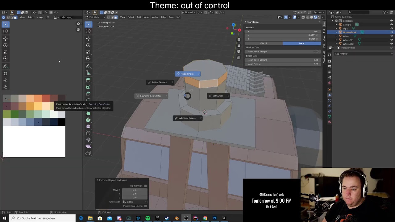 GameJam: Theme - out of control - GameMaker's Toolkit Game Jam 