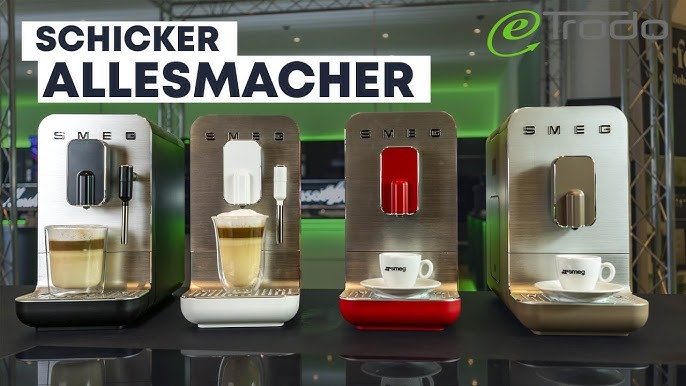 Perfektion auf Knopfdruck: SMEG Kaffee-Vollautomat BCC im Test - YouTube