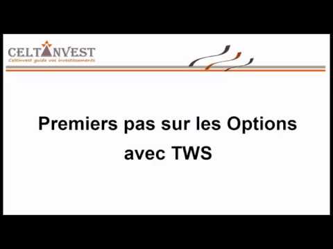 Premier pas options TWS