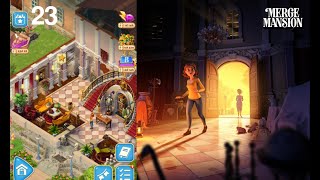 Merge Mansion |  Great Hall 🥰Level 47 Part 288♟️♣️