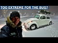 1970 volkswagon beetle vs 21fahrenheit snow storm night drive pov