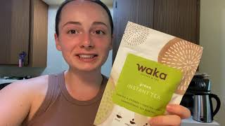 Quick dissolving Green tea powder | Waka brand #greentea #teapowder #health #healthybeverage
