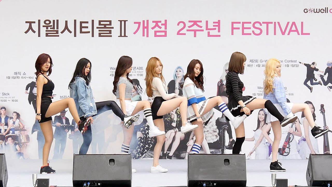 [4K] [160423] 와썹 Wa$$up - 시끄러워U Shut Up U (지웰시티몰 Ⅱ 페스티벌) 직캠/Fancam by PIERCE