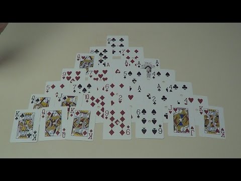 How To Set Up And Play Pyramid Solitaire Card Game