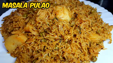 किसी बिरयानी से कम नहीं ये मसाला पुलाव | Masala Pulao Recipe - Instant Pulao