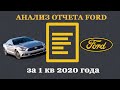 Анализ отчета Ford за 1 кв 2020 года