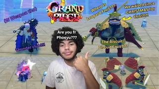GPO Reacting The New Biscuit-Biscuit Fruit And Thunder Club Showcase On Grand Piece Online