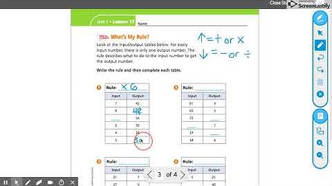 1.17: Multiplication/Division Games and Input/Output Tables