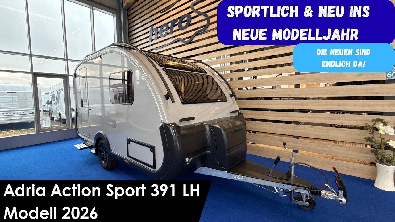 Sportlich & Neu: Der Adria Action Sport 391 LH Modell 2026