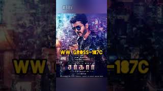 Actor Vijay Highest Grossing Movies #imdb #vijay #thalapathyvijay #movie #shorts