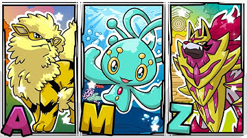 Catch a Shiny Pokemon of Every Letter, Then Battle!