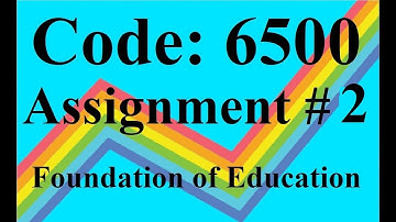 AIOU Solved Assignment No 2 Code 6500 Autumn 2020 | Best Baloch