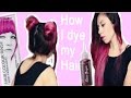 Rose pink hair dye tutorial / stargazer / hajfestés