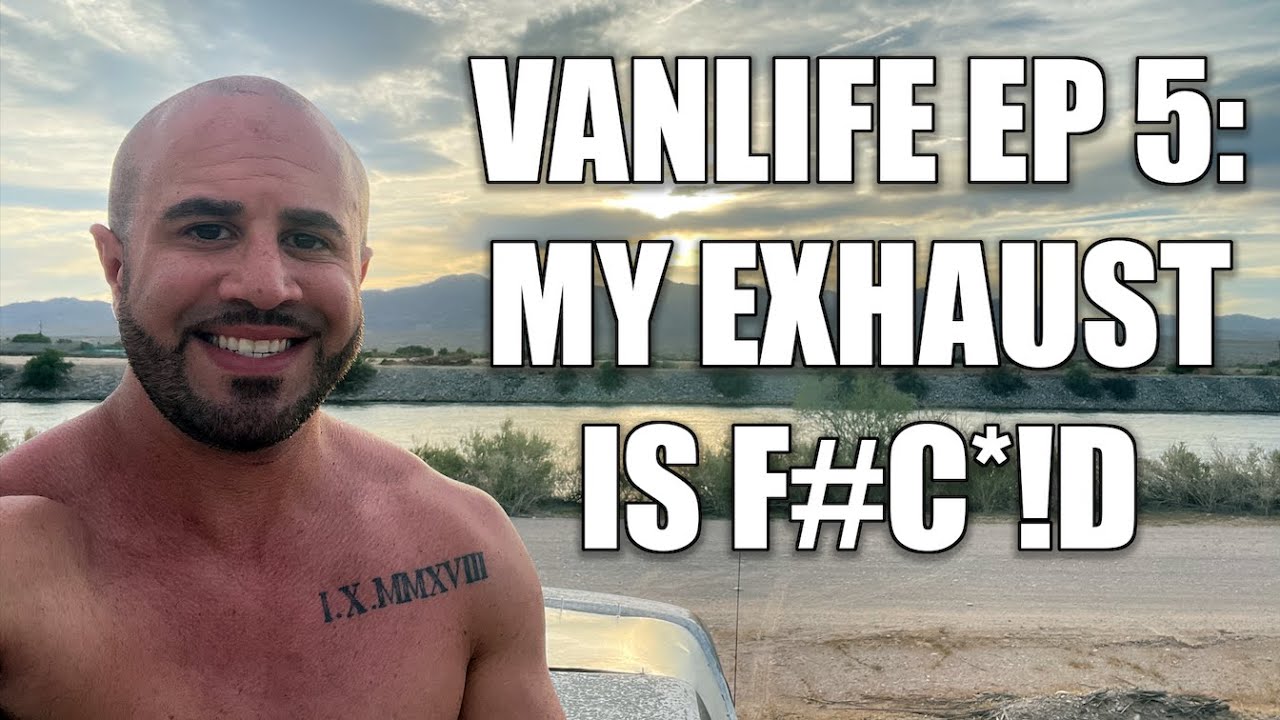My Exhaust Broke In Half VanLife Episode 5 YouTube