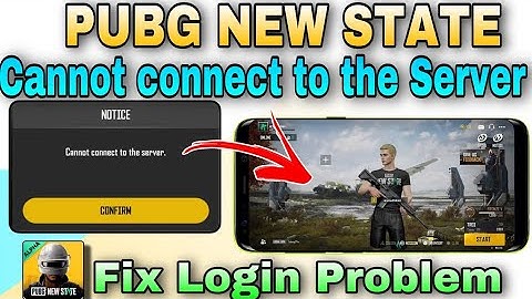unable to connect to the server problem || pubg new state not opening problem fix kaise kare