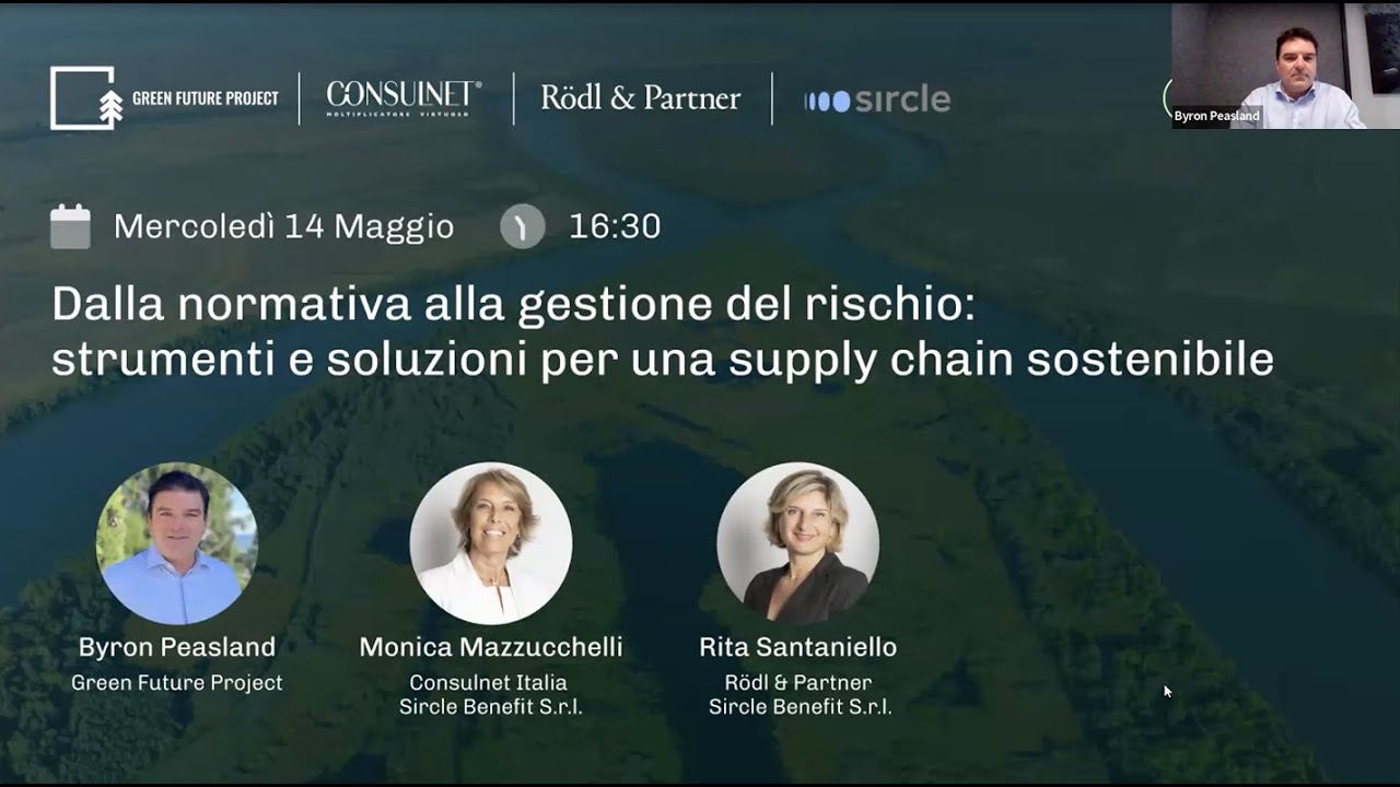 CSRD, Omnibus I, CSDDD, strumenti e soluzioni per una supply chain sostenibile - Webinar