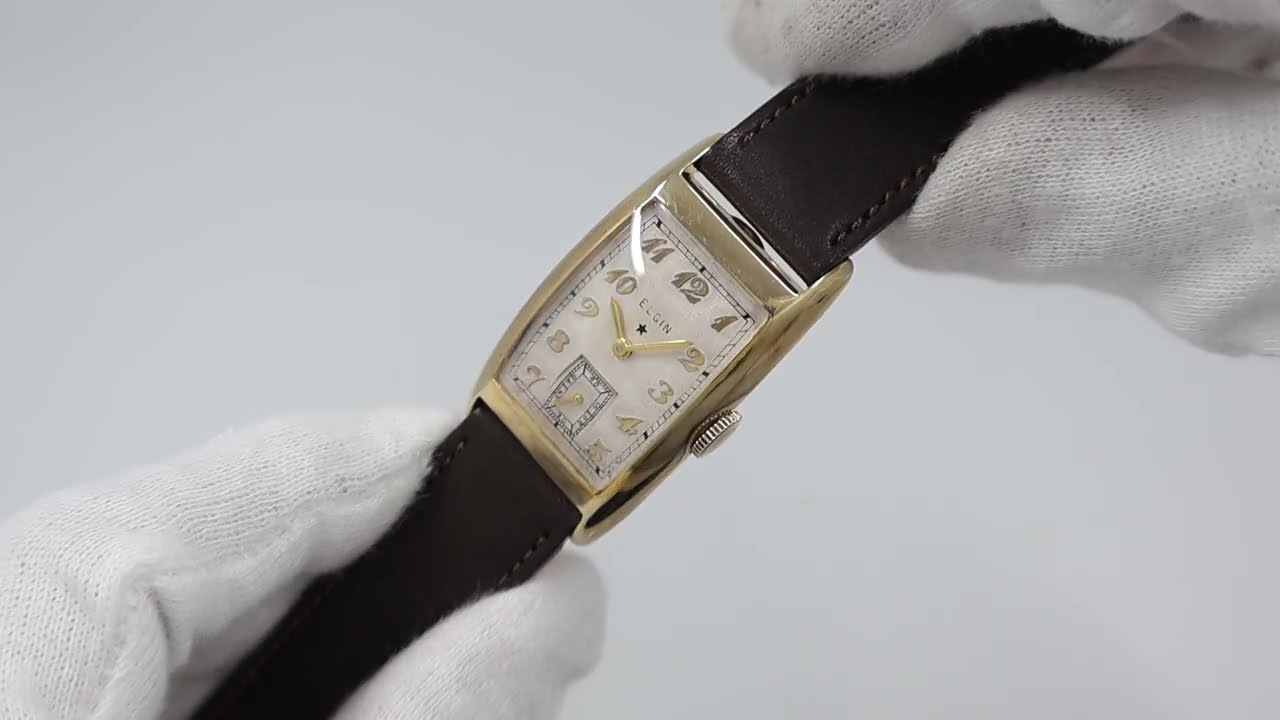 ELGIN エルジン 角金 10KGF 1940年代【スイートロード公式】#時計紹介