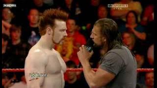 WWE Raw 3/8/10 Triple H & Sheamus Segment HQ