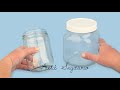 Como decorar pote de vidro / 3 ideias diferentes e lindas